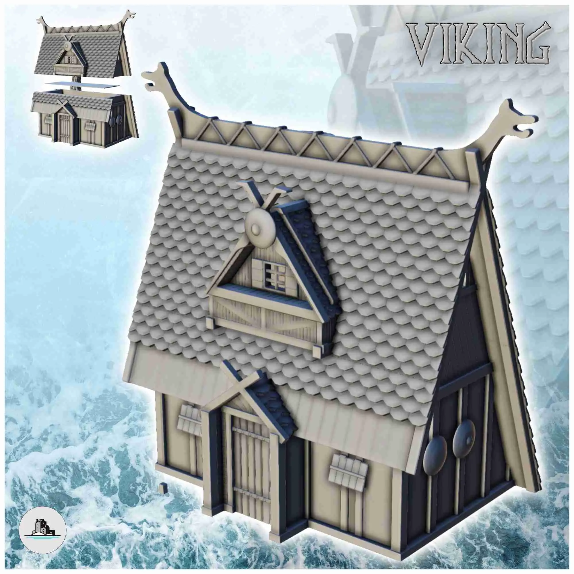 Wikingerpackung - Szenerie mittelalterliche Miniaturen warhammer terrain