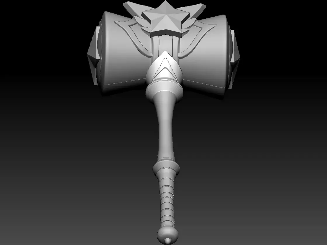 Star Guardian Poppy Hammer - REAL SIZE COSPLAY FILE