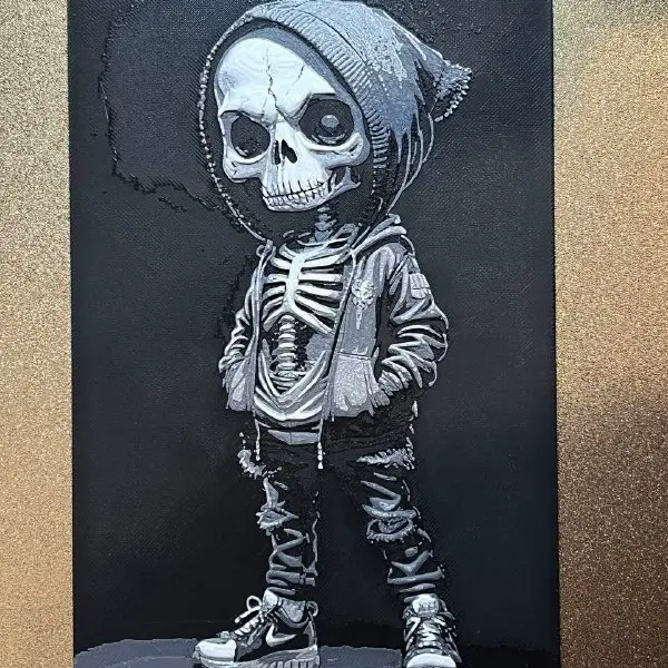 Hueforge Skull Baby Wall Art