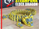 Steampunk Dragon Elder — The Seamless Clockwork Legend-3