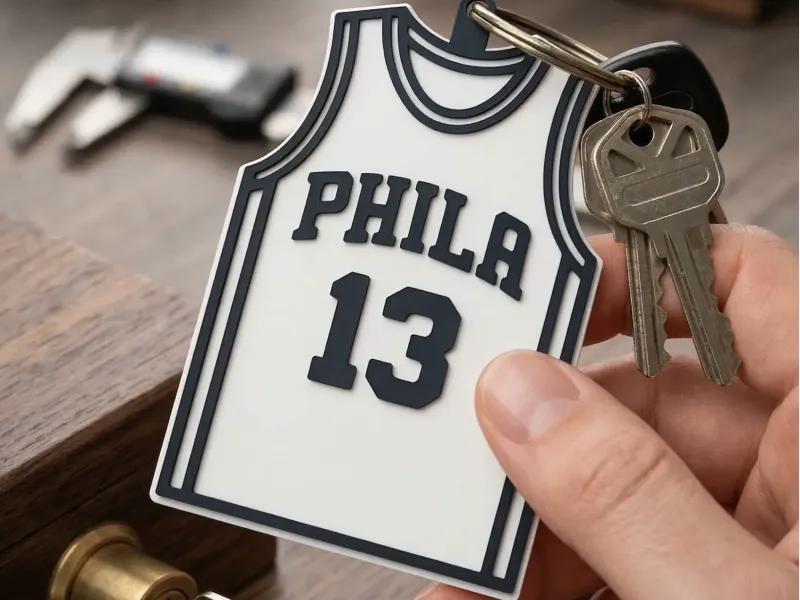 LLavero de Camisetas de la NBA - Philadelphia