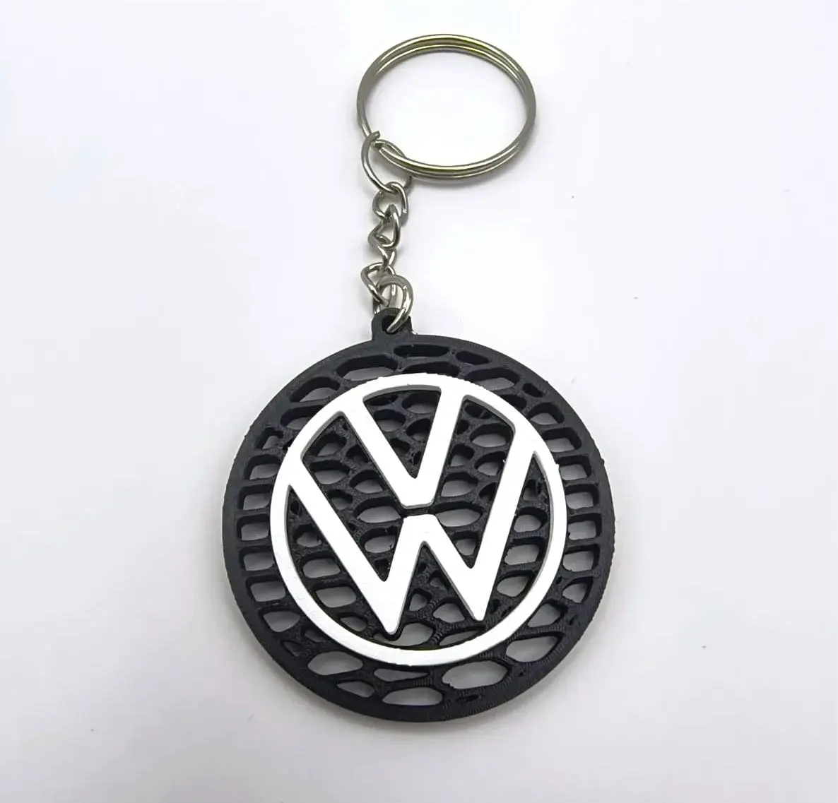 Volksvagen VW honeycomb logo keychain