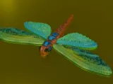 Dragonfly fridge magnet-5