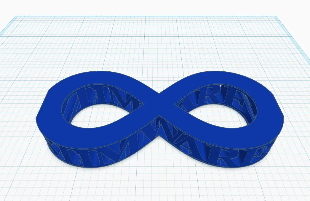 STIMWARES / Simbol infinit Text Flip