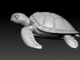 Sea turtle model - Turtle statue - 3D print-2