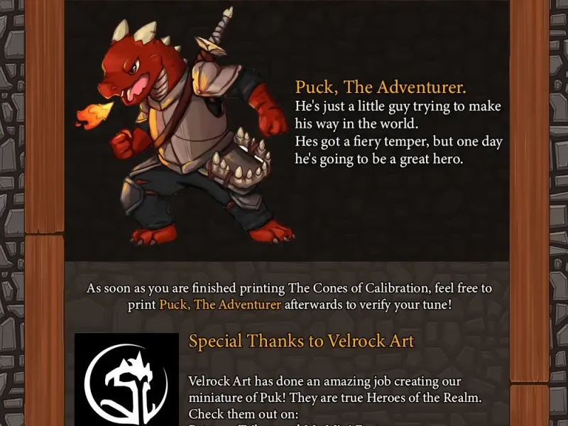 Puck the adventurer from TableFlip Foundry