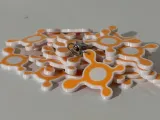 Orange Theory Splat Keychain-1