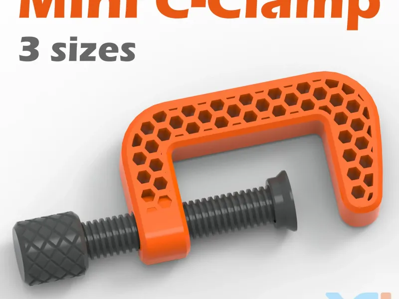 Mini C-Clamp - 3 sizes