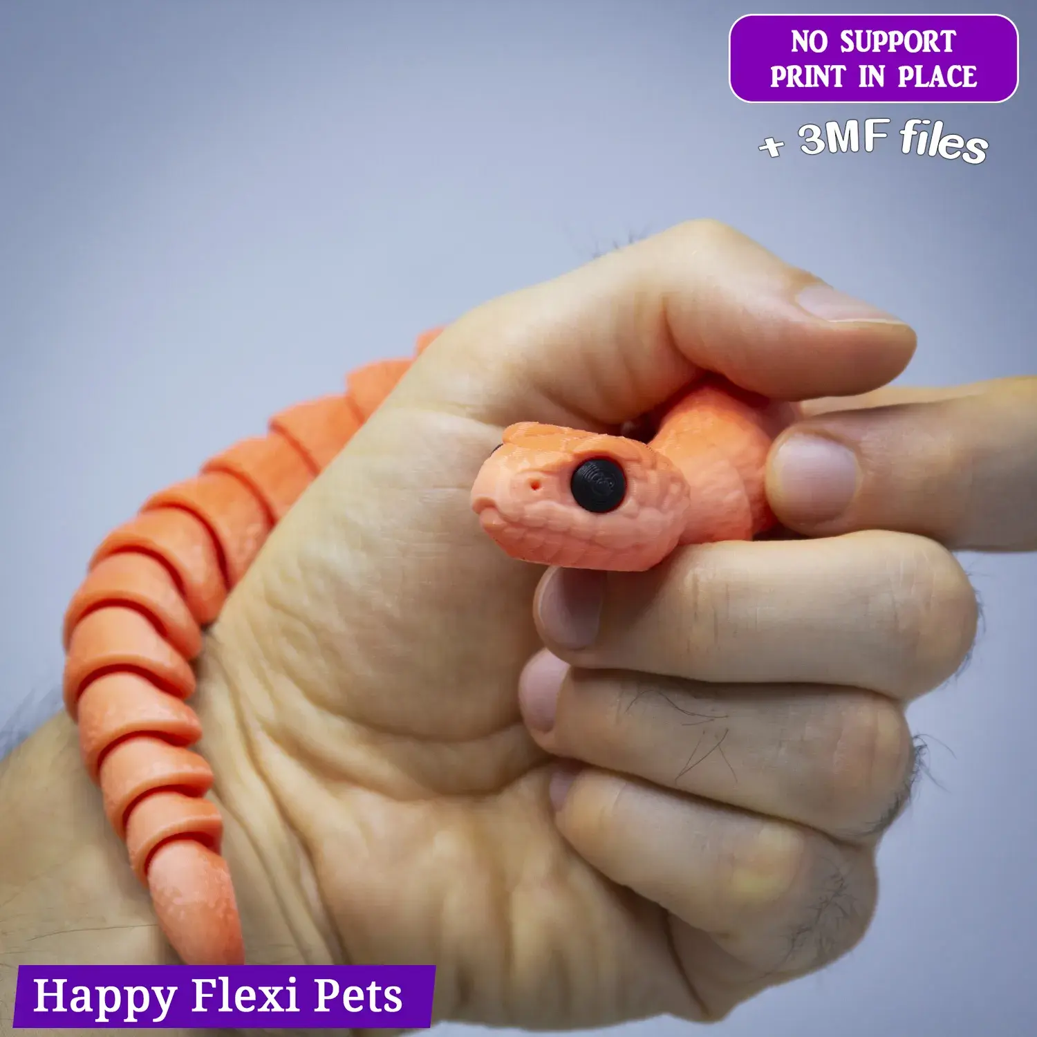 Realistic flexi snake toy