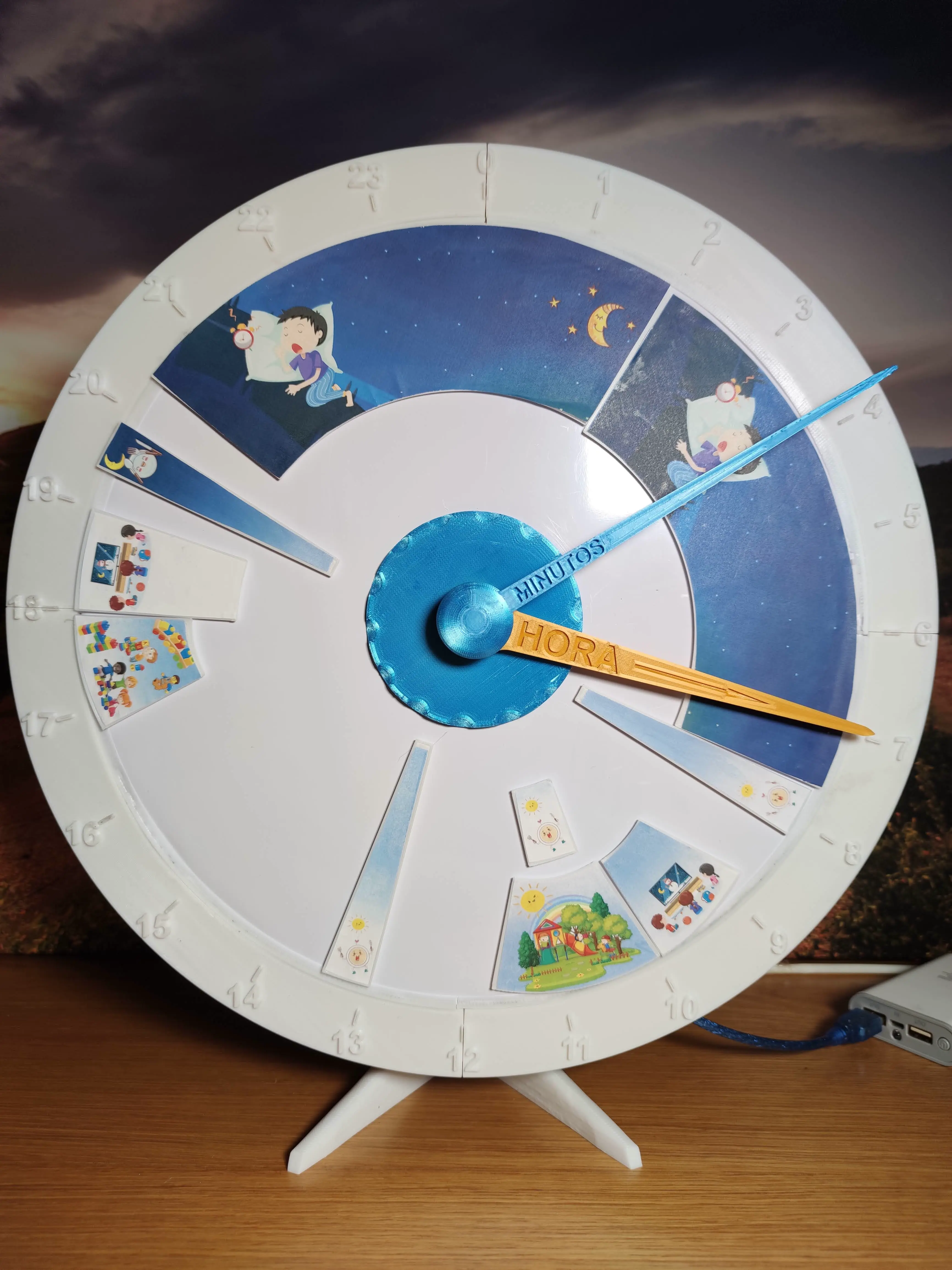 24h clock for kids