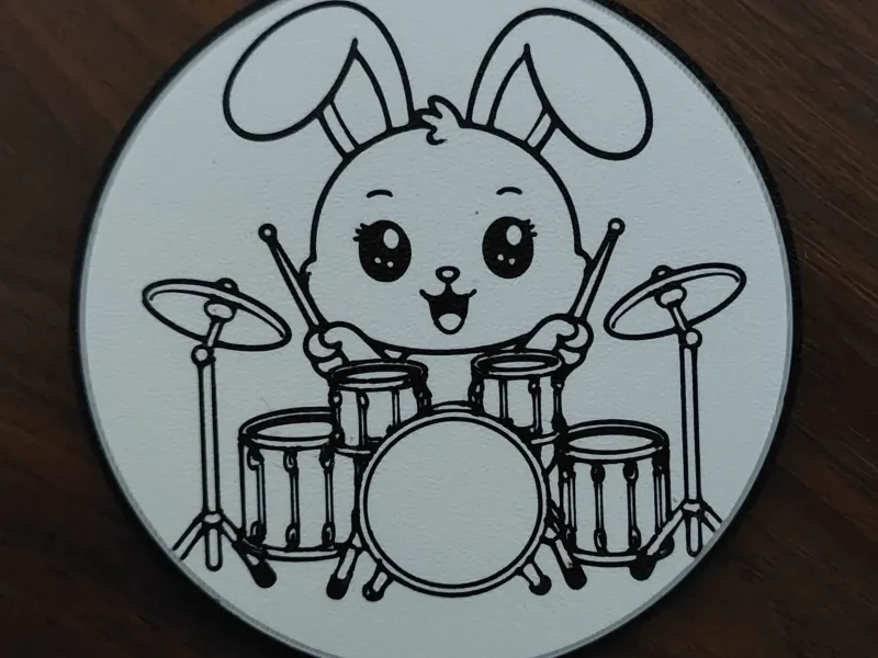 Bunny (drums) Coaster