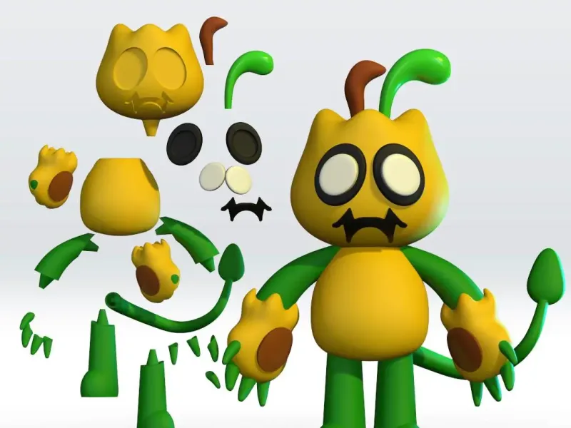 Groudy Dandy’s World 3D Model STL Multiparts No Support