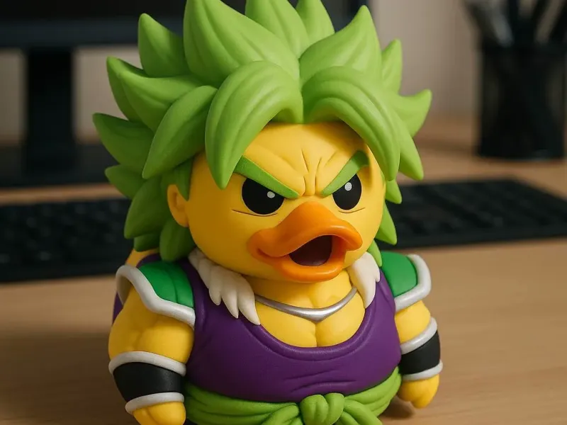 Rubber Duck - Broly Dragon Ball - 3d print