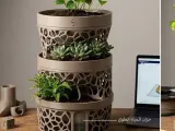 Voronoi Cascade: Modular Self-Watering Planter Tower-0