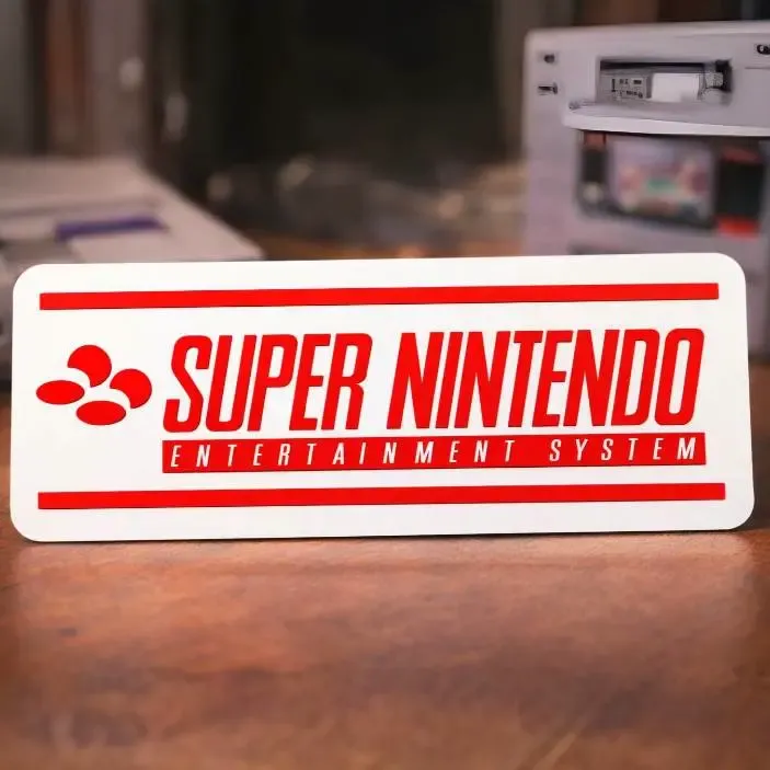 Super Nintendo Sign