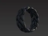 Midnight Braid Loop Ring – Noah0x03-5