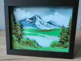 Bob Ross Painting Shadow Box-0