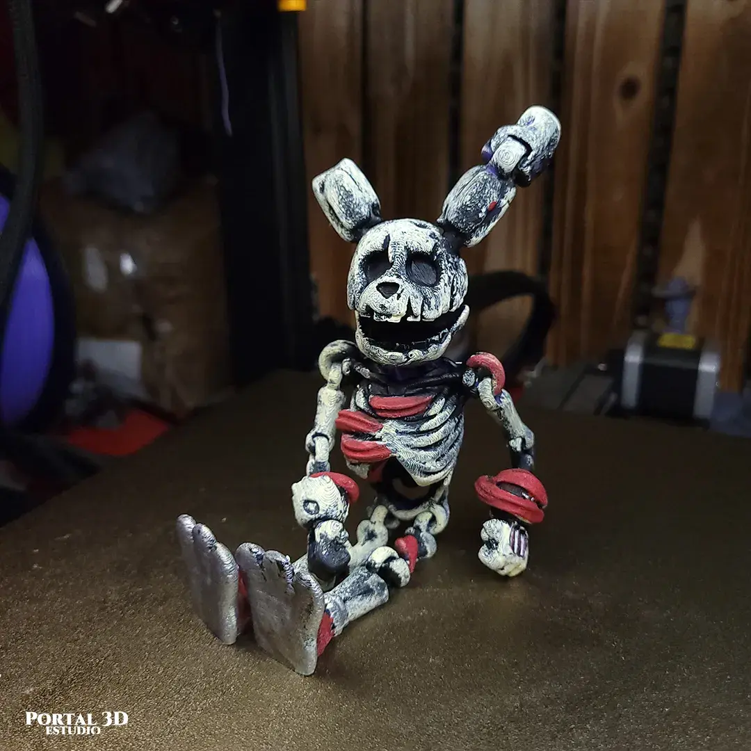 springtrap skeleton / PRINT-IN-PLACE WITHOUT SUPPORT