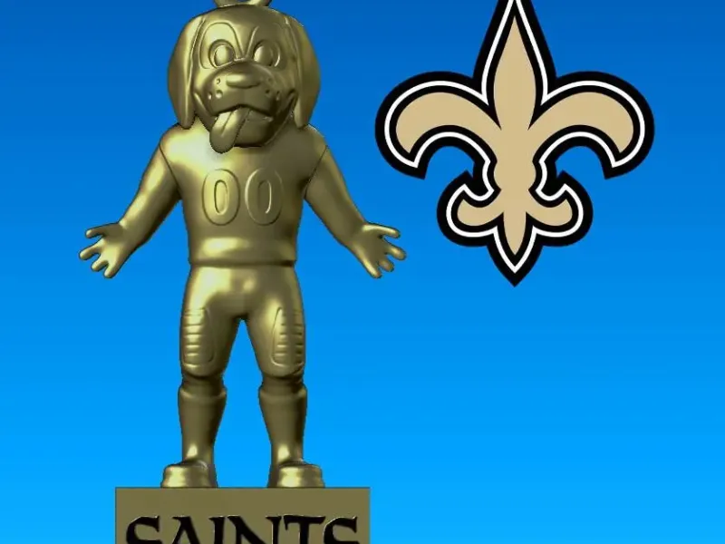 NFL - Hanging Figurine New Orleans Saints - 3D print
