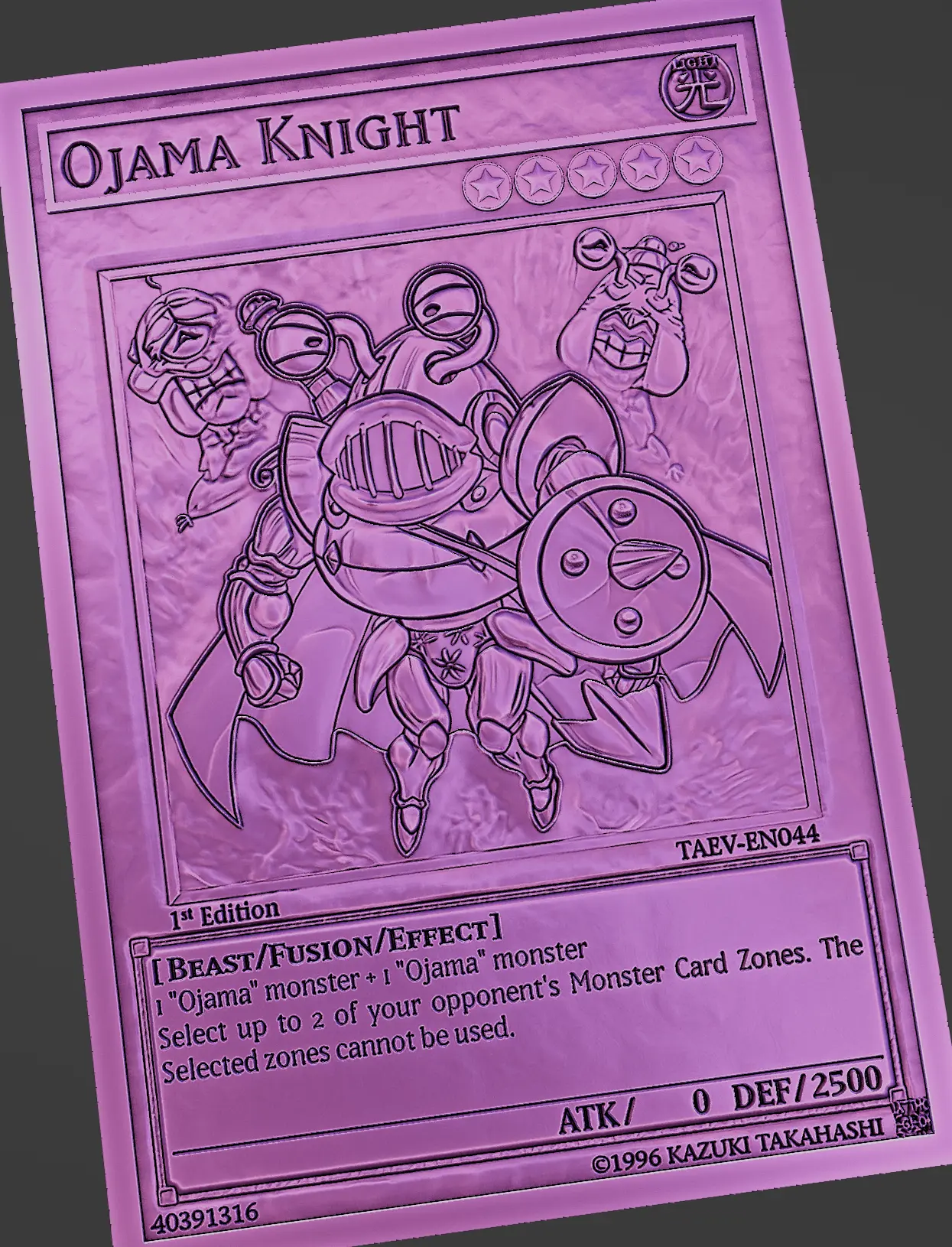 OJAMA KNIGHT - YUGIOH