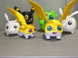 Digimon Patamon Standing Pose Single-Color Print Assembly Edition-3