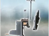 Modern checkpoint with concrete walls and control room (4) --3