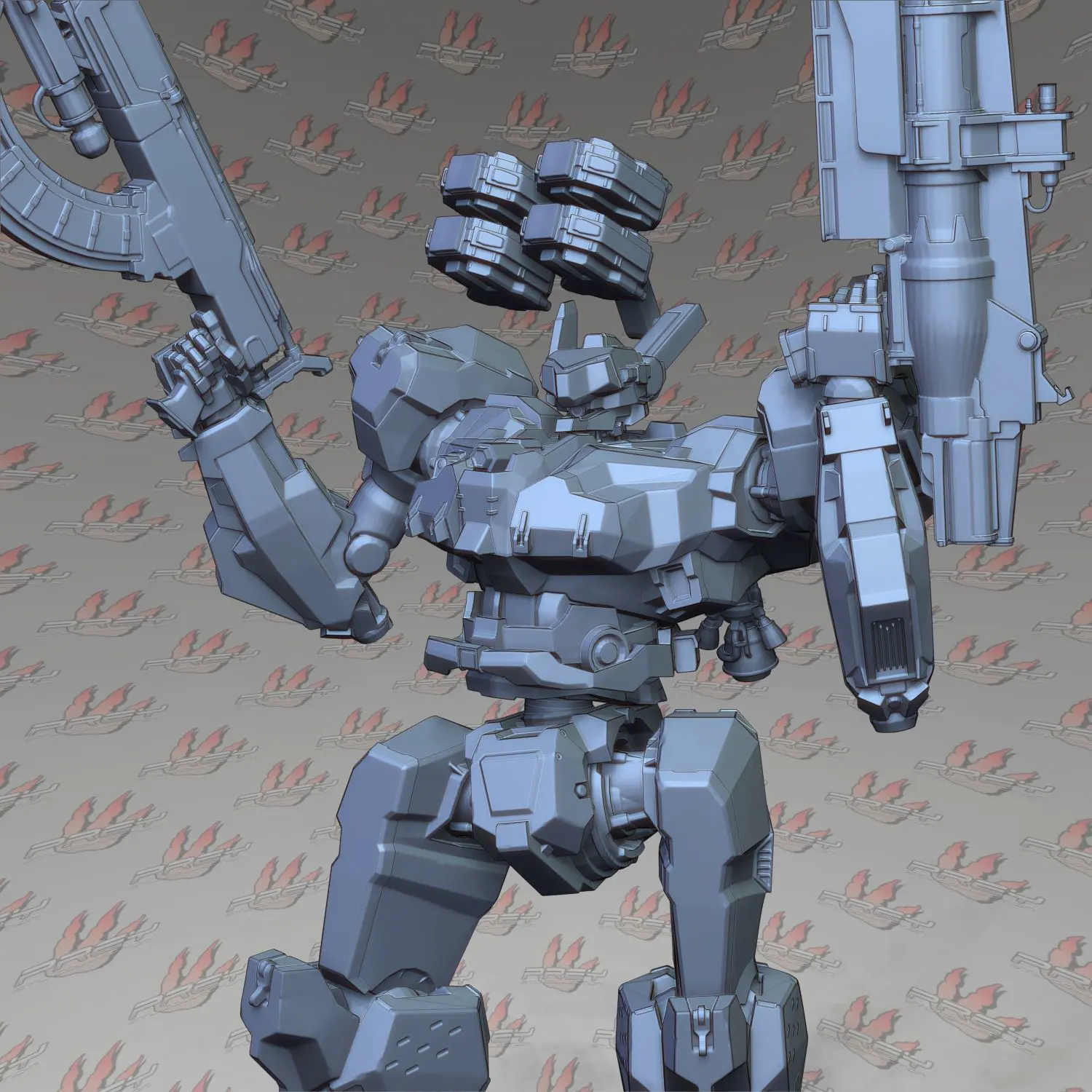 Robots & Mechs STL Download - MECH 2by PREYstudio