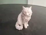 Long-Haired Cat Figurine-4