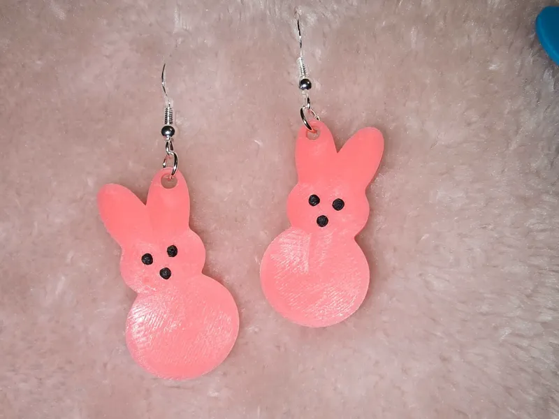 Bunny Peep Earrings