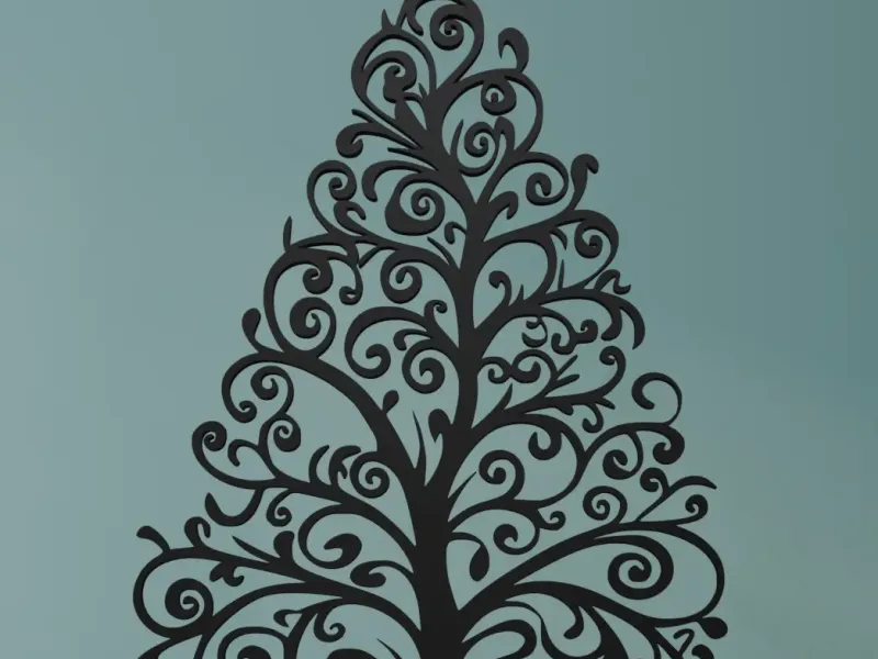 Christmas Tree Wall Art