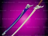 Yasuo Kazegiri Sword Cosplay League Of Legends - STL File-0