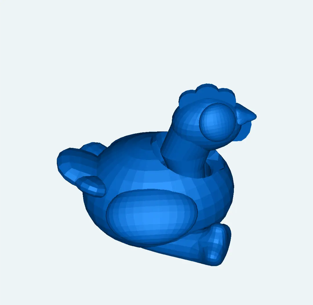 Poulet - Mignon jouet animal articulé Flexi poulet
