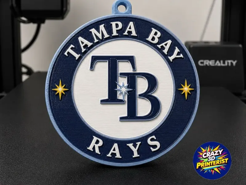 Tampa Bay Rays Logo Keychain
