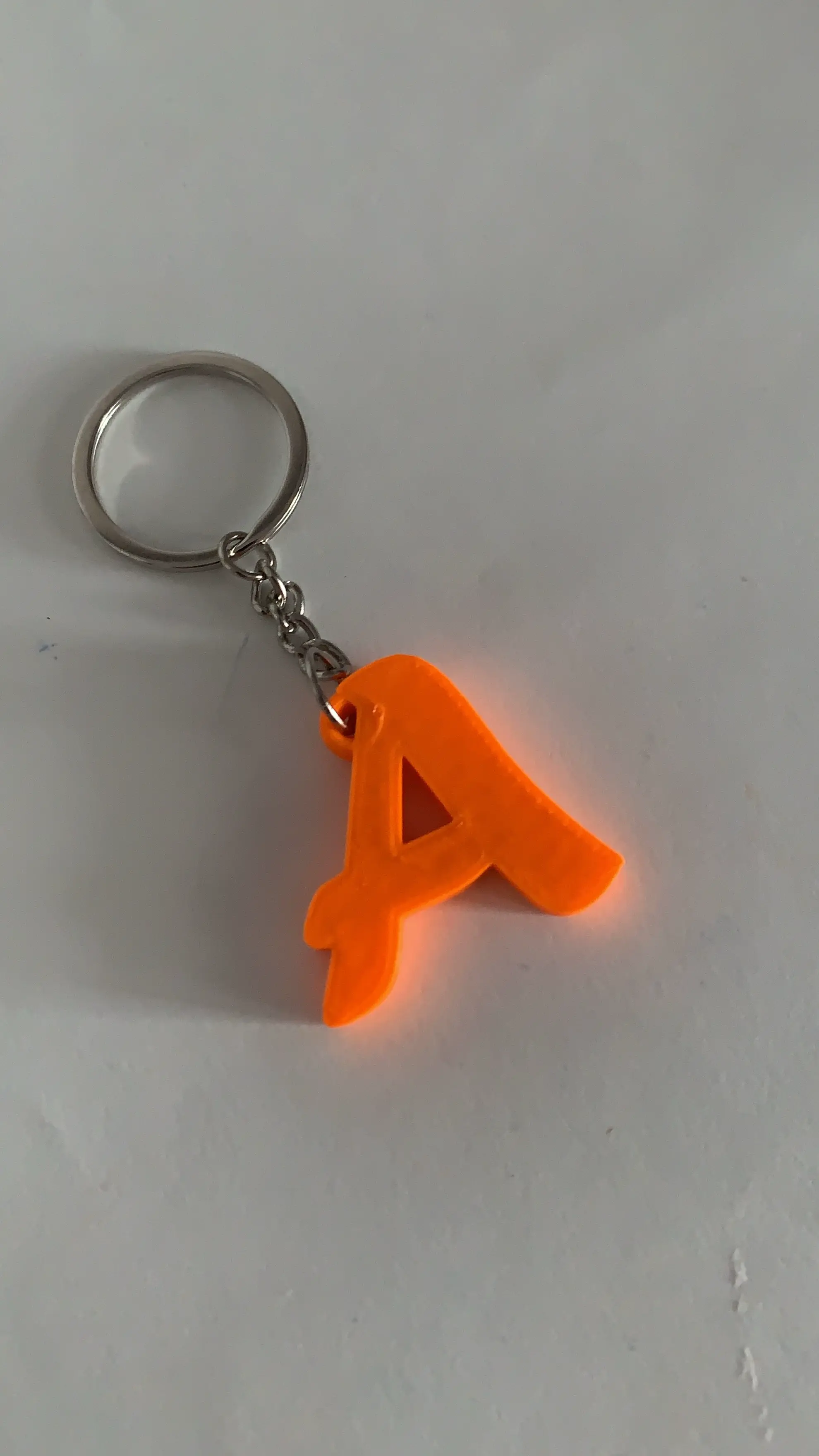Letter A Keychain