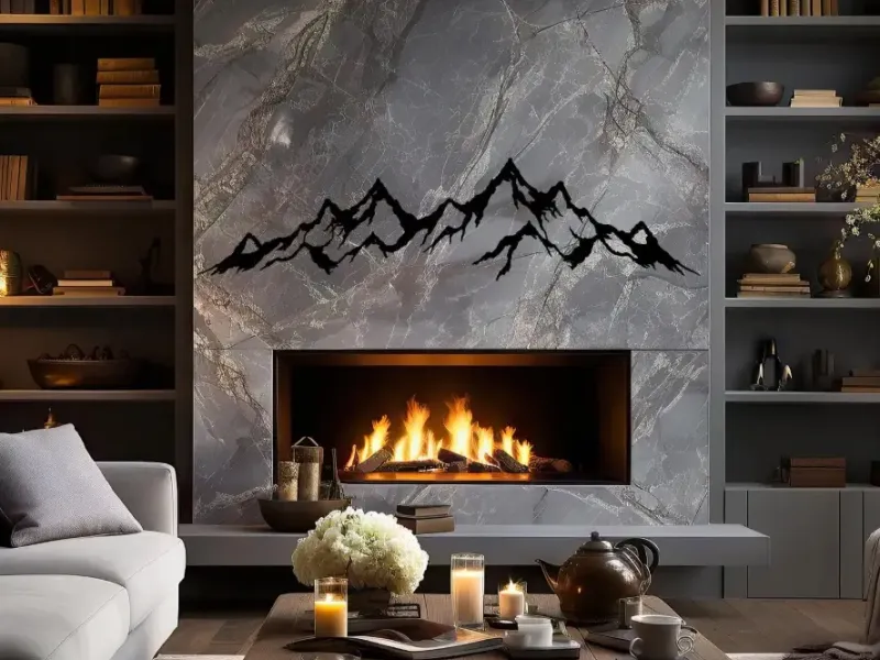 Arte de pared montañas