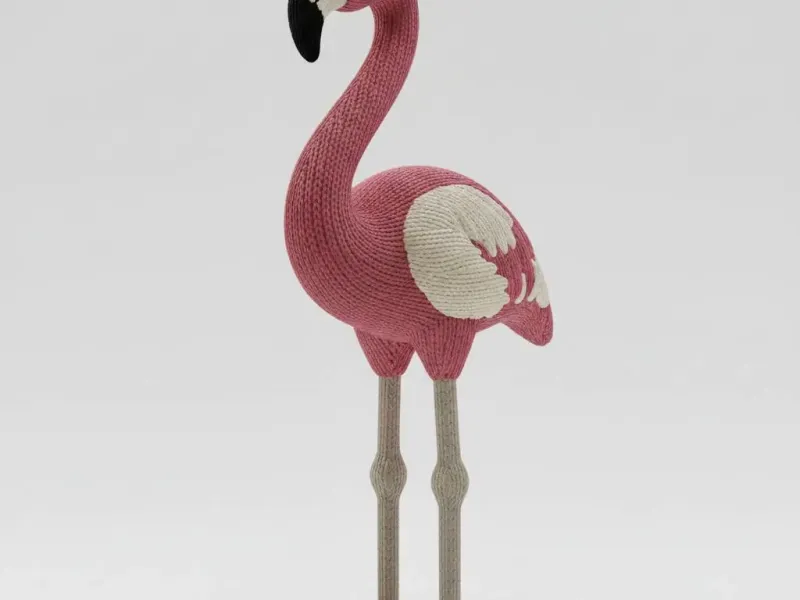 Roseplume Knitted Flamingo – Noah0x03