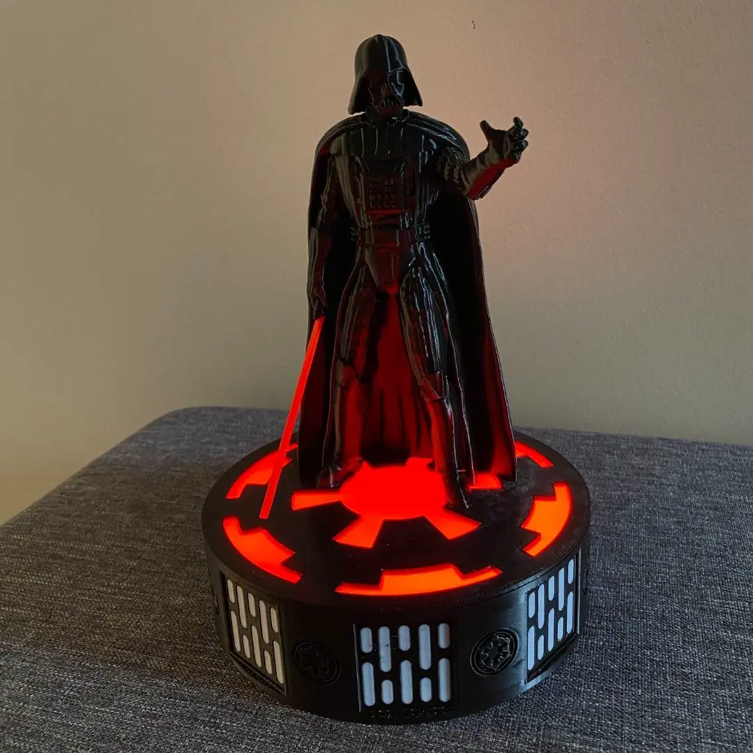 Darth Vader Statue with LED Light Up Base