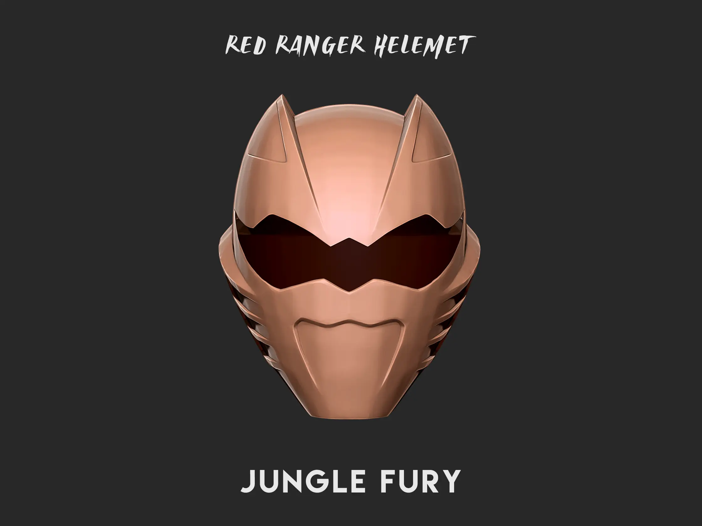Red ranger Helmet Jungle Fury