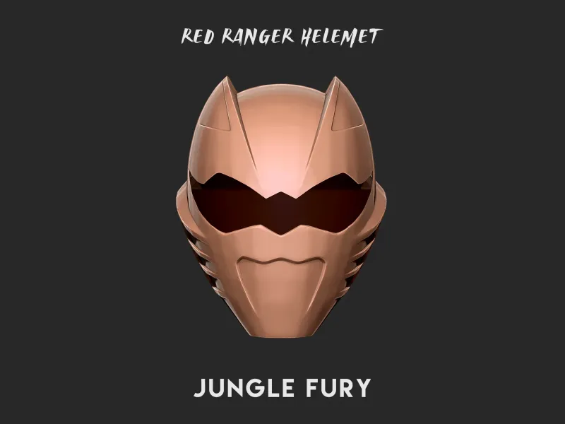 Red ranger Helmet Jungle Fury