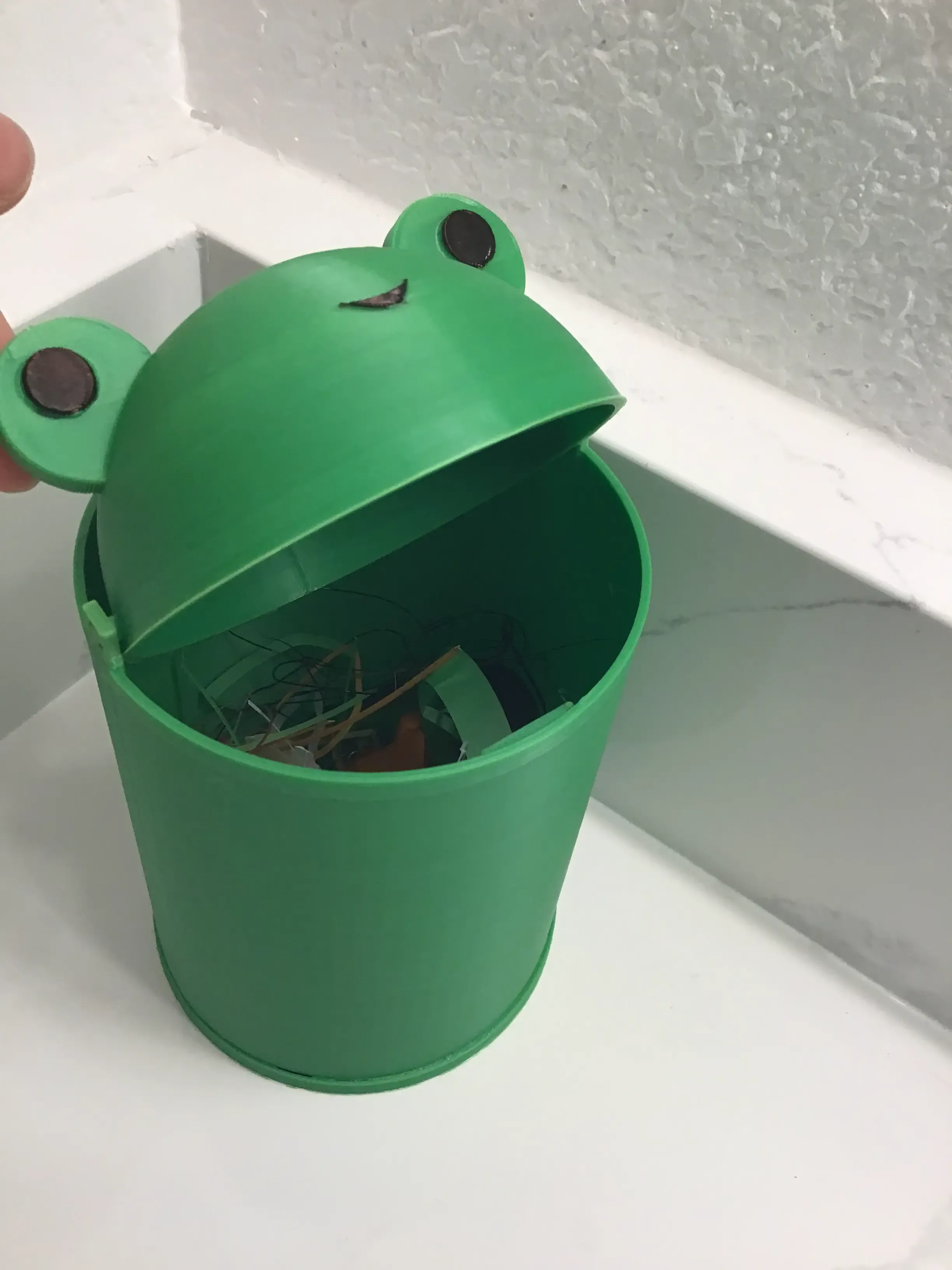 Frog Trashcan