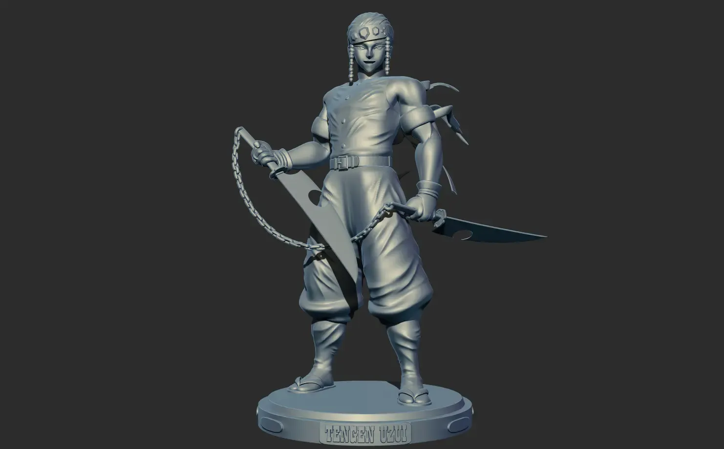 Demon Slayer Tengen Uzui 3D print model