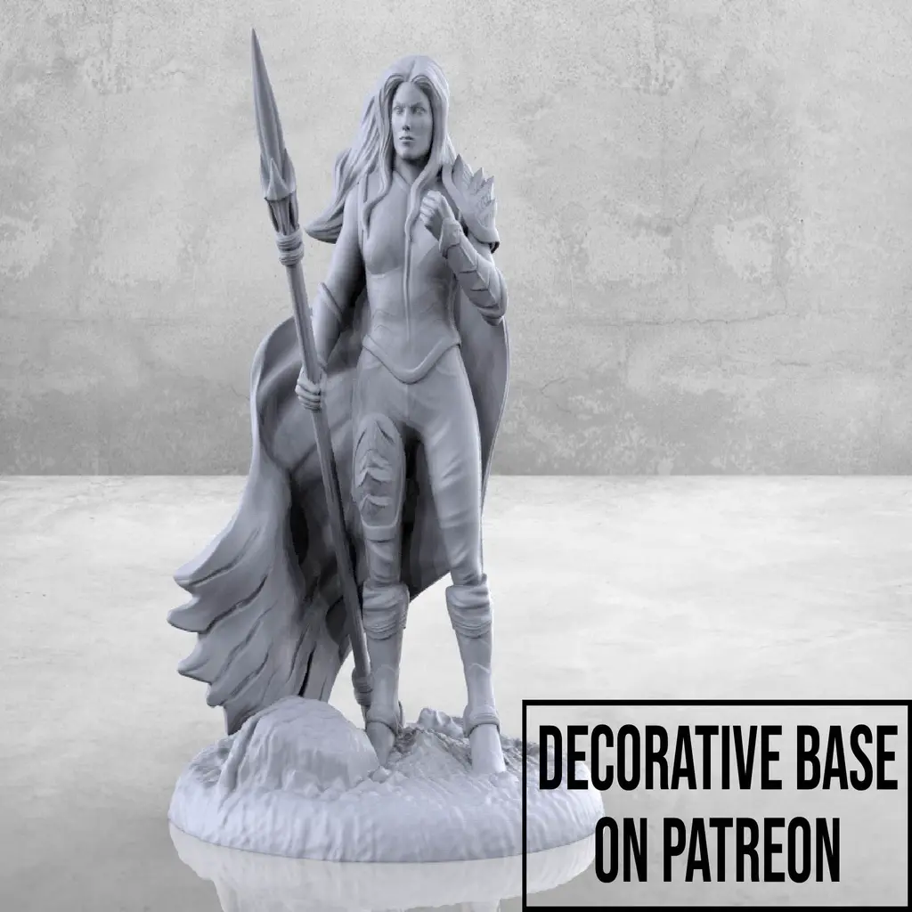 Female Fighter - Tabletop Miniature