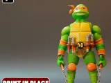 Flexi Print-in-Place Teenage Mutant Ninja Turtles, Michelang-6