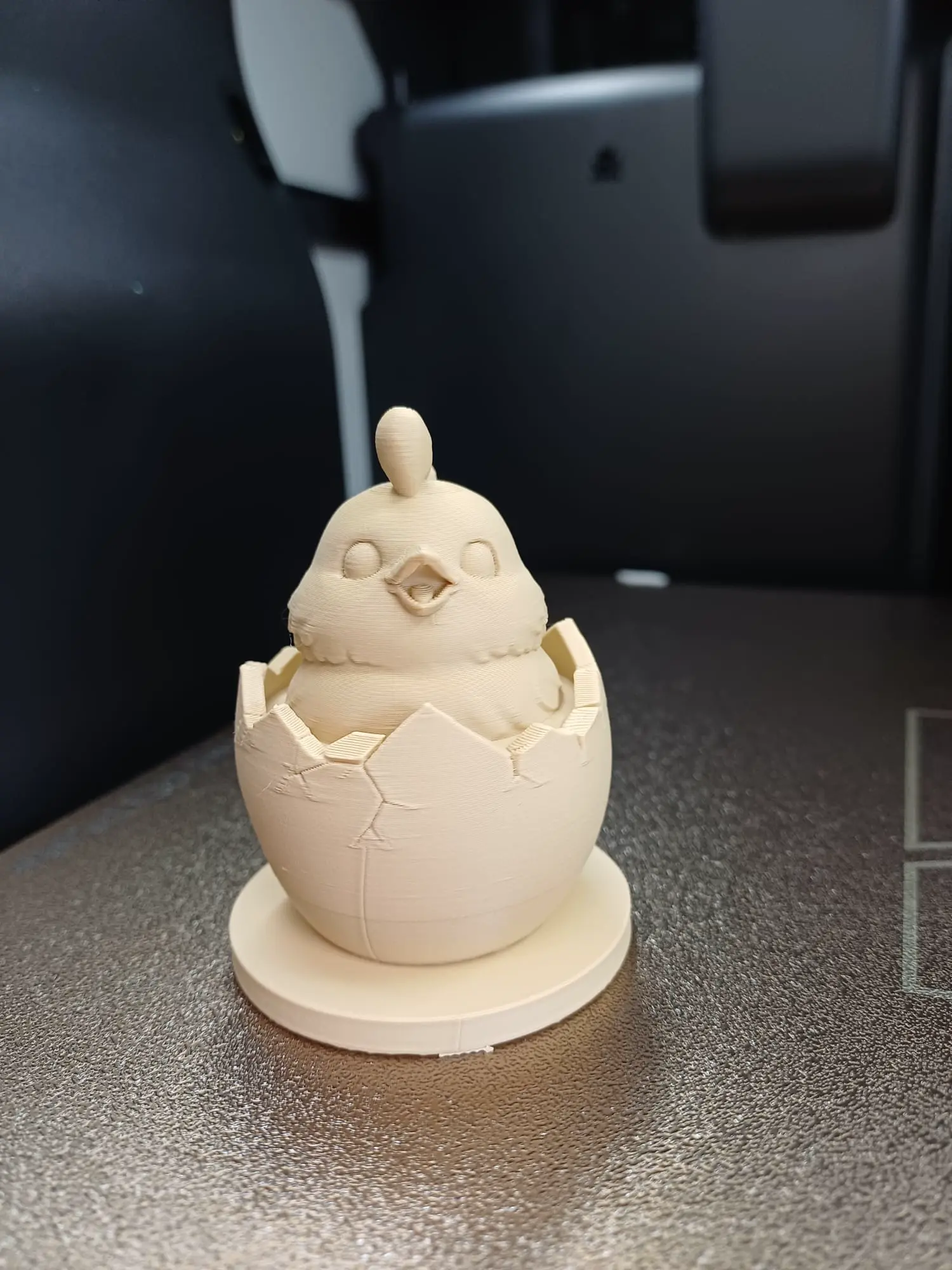 Cheeky Chick in Cracked Egg