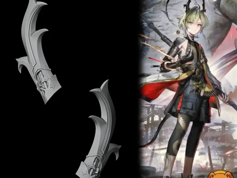 Lifeng - Horns - Arknights Endfield Cosplay Prop