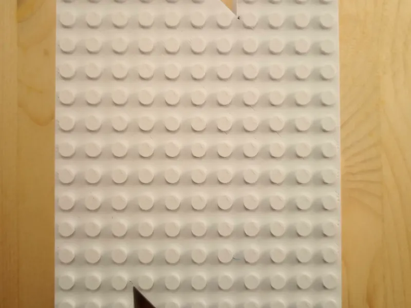 3D Letter N - Lego Compatible Studs