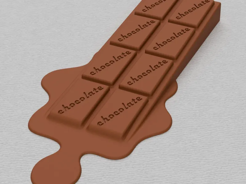 Fermaporta in cioccolato fondente