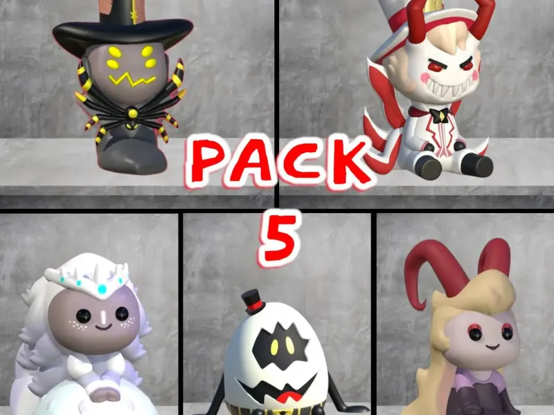HAZBIN HOTEL CHIBI'S PACK 5