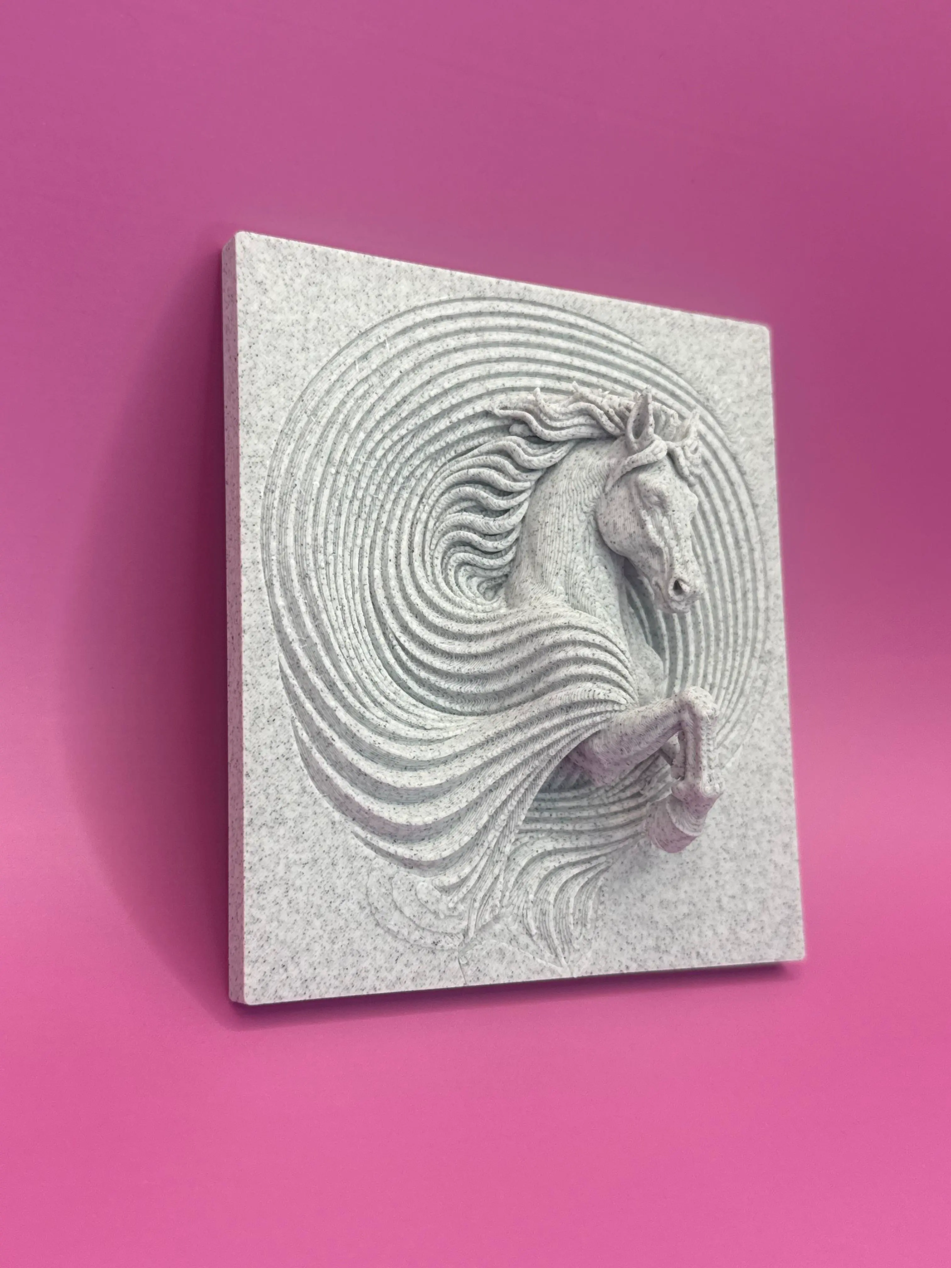 Horse wall art 3D
