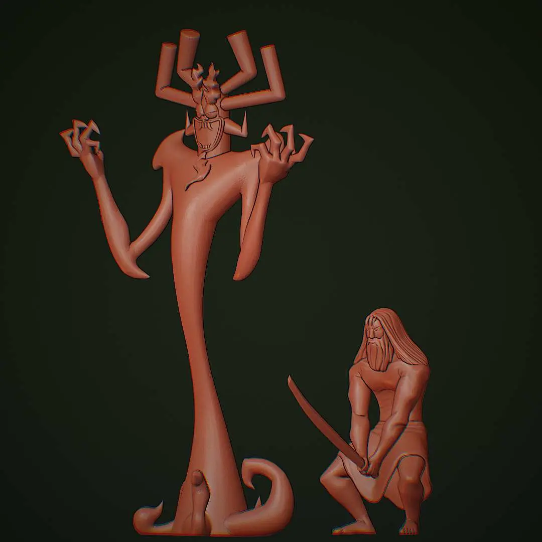 Samurai Jack VS Aku